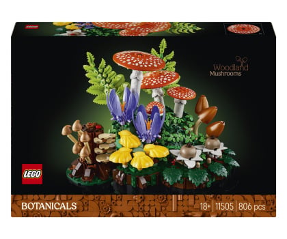 Klocki LEGO® LEGO BOTANICALS 11505 Grzyby leśne